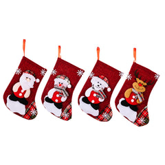 Christmas Decorations Santa Claus Socks Christmas Tree Pendants Christmas Socks Gift Bags Candy Bags