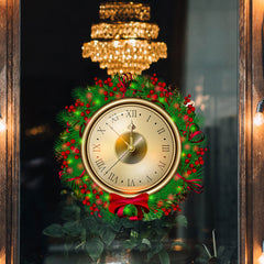 Christmas Countdown, Christmas Wreath Stickers, Home Room Wall Stickers