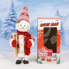 30CM electric Christmas Old Man decorations Christmas toys gifts Christmas music electric swing old man