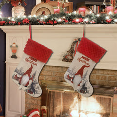 Christmas Faceless Doll Christmas Socks