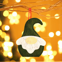 Christmas Decorations Faceless Santa Claus Fabric Small Pendants