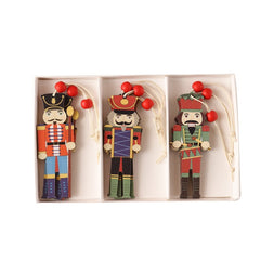 Christmas Decorations Creative Printing Cute Walnut Soldier