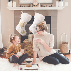 Christmas Decorations Pearl Snow Socks Creative New Socks