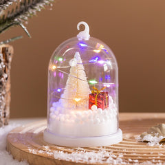 Christmas Decorations Children's Glowing Tree Silver Flower Gift Night Light Desktop