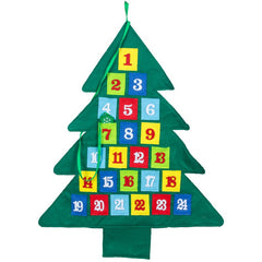 Christmas Countdown Calendar Christmas Decorative Supplies Non woven