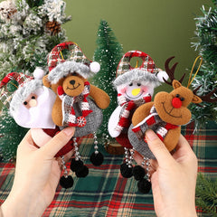Christmas decorations elderly small pendants Christmas tree accessories