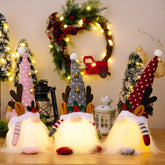 Christmas lights Rudolf ornaments dolls