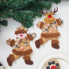 Christmas Dance Pendant Decoration Fabric Pendant Cute Small Pendant