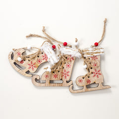 Merry Christmas Ornaments Christmas 3pc/set Skate Shoes Christmas Decorations for Tree Toy Xmas Decor Swiateczne New Year 2020