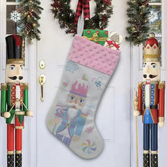 Christmas Decoration Supplies Walnut Soldier Pendant Christmas Socks Gift Bag Christmas Tree Pendant Candy Bag