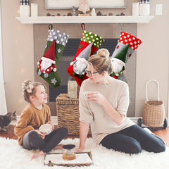 Christmas Decorations Forest Santa Claus Christmas Socks Faceless dolls