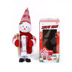 30CM electric Christmas Old Man decorations Christmas toys gifts Christmas music electric swing old man