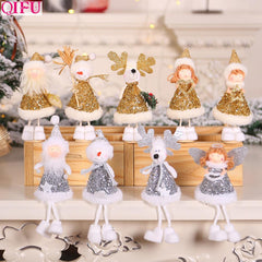 Christmas Angel Doll Merry Christmas Decor for Home Christmas Elf Tree Pendant Xmas Gifts Deco Noel Navidad New Year