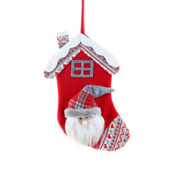 Medium Christmas Socks Gift Bag Christmas House Design Santa Claus Decoration Christmas Eve Candy Socks