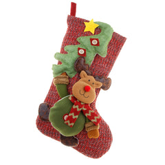 Christmas Decorations Large Knitted Knitted Knitted Socks Gift Bag Children's Candy