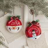 Painted Iron Bell Pendant Christmas Ornament Pendant Shop Decoration Christmas Tree Scene Arrangement