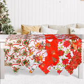 Christmas printed table flags Santa Claus table flags