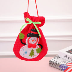 Christmas gift bag 3D Christmas snowman candy bag gift bag