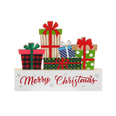 Christmas Decorations Desktop Table Gingerbread Man Biscuit Man Wooden