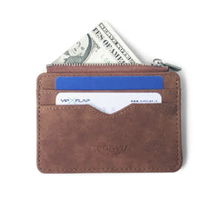 New Simple Mini Men Leather Wallet With Coin Pocket Small Credit Card Holder ID holder