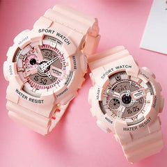 Women Men Watches Top Brand Luxury Pink Lover Watches Female