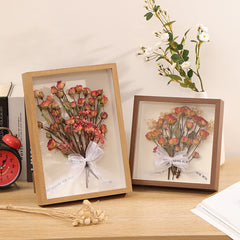 Hollow Dried Flower Photo Frame Diy Table Decoration Preserved Fresh Flower Storage Three-dimensional Handmade