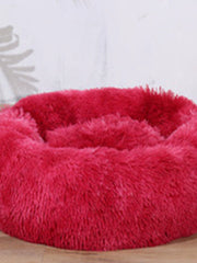 Heighten and Thicken Plush Pet Bed 2024 Fall and Winter Heattech Car Teddy Doghouse Super Large Net Red Cat Nest Cat Pad