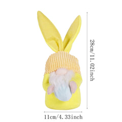 Easter Bunny Decorative Handmade Ears Plush Doll