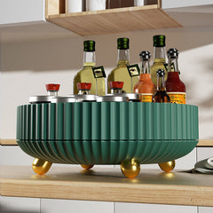 Plastic Cosmetics Rotating Storage Box