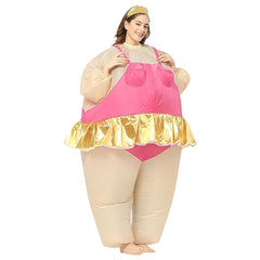 Halloween Hot-Selling Masquerade Performance Big Fat Man Funny Cute Party Atmosphere Props Ballet Inflatable Costume