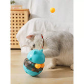 Japan Import Mujie Cat Toy Cat Teaser Tumbler Feather Bell Kittens Self-Hi Relieving Stuffy Bite-Resistant Handy Gadget
