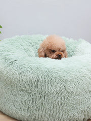 Heighten and Thicken Plush Pet Bed 2024 Fall and Winter Heattech Car Teddy Doghouse Super Large Net Red Cat Nest Cat Pad