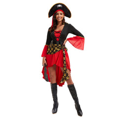 Halloween costume masquerade pirate cos Captain Jack adult female Pirates Of The Caribbean performance clothes
