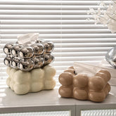 Tissue Box Cover Decorative Facial Tissue Holder Case Container for Bedroom Tissue Box Holder Covers Rectangular Ceramic