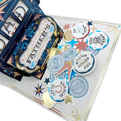 Father's Day Card Thank You Dad Gift Card for Festival Happy Father's Day Pop-up Card for Father Husband Grandpa Uncle Son 2025