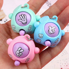 6/50Pcs Mini Rock-paper-scissors Keychain Pendant Toys for Kids Birthday Party Favors Goodie Bag Wedding Baby Shower Gifts