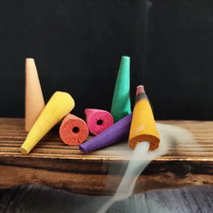 20/50pcs Oversize Incense Cone Use for Backflow Incense Burner Reflux Tower Incense Jasmine Sandalwood Aromatherapy