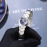 Women's Watch round dial tungsten steel Bracelet Quartz Fashion and Simple Chain Women's wristwatch Compact and exquisite