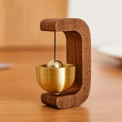 Japanese Wooden Wind Chimes Wireless Doorbell Entrance Door Bell Decorative Wind Bell for Home Opening Hanging Decorations