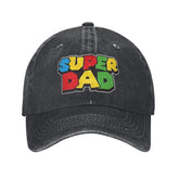 Super Dad Father's Day Gift Baseball Caps Distressed Denim