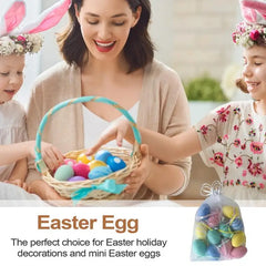 Colorful Eggs For Easter 12X Colorful Toy Eggs Easter Egg Decoration Tree Basket Reusable Egg Decor Spring Holiday Ornament For