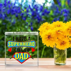 1pc, Father's Day Keepsake Gift For Dad, I Have A Hero, I Call Him Dad