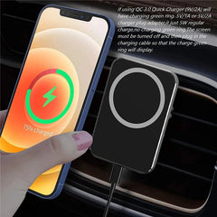 100W Magnetic Car Wireless Chargers Air Vent Phone Holder Stand for iPhone 14 13 12 Pro Max 15 Car Charger