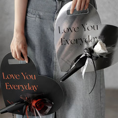 Valentine's Day gift box, gift packaging box, fresh flower cake box