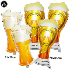 Super Dad Balloons Happy Father's Day Champagne Foil Helium Ball Champagne Beer Ballon Father's Day Gifts Supplies Globos