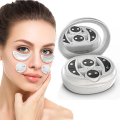 Ems Pulse Microcurrent Eye Massager Red Light Therapy Face Lifting Device Fatigue Relief Lighten Dark Circles Eye Bag Removal