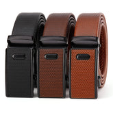 Men's fashion belt, durable for work, business and daily commuting. Automatic buckle, a great gift. S design.