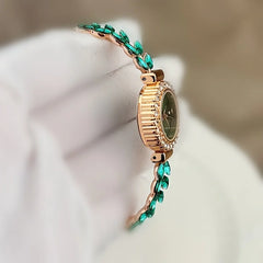 Women's Watch Simple Luxury Water Diamond Quartz Bracelet Watch