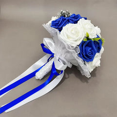 Elegant Rose Bouquet with Ribbon - Perfect Gift for Engagement Festive Decor Cultural Symbol Gift Best Christmas