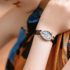 ROCOS Luxury Brand Woman Watch High Quality Fashion Oval Ladies